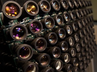 A portion of the Stanford Multi-Camera Array
